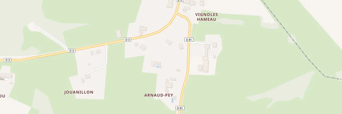 Plan du 5 Rte de Esparron à Castéra-Vignoles