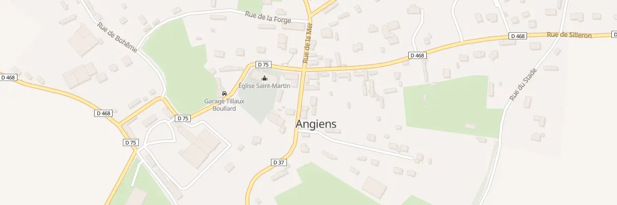 Plan du 740 Rue de la Mer à Angiens