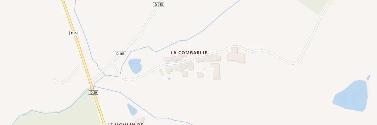 Plan du 10 La Combarlie à Saulgond
