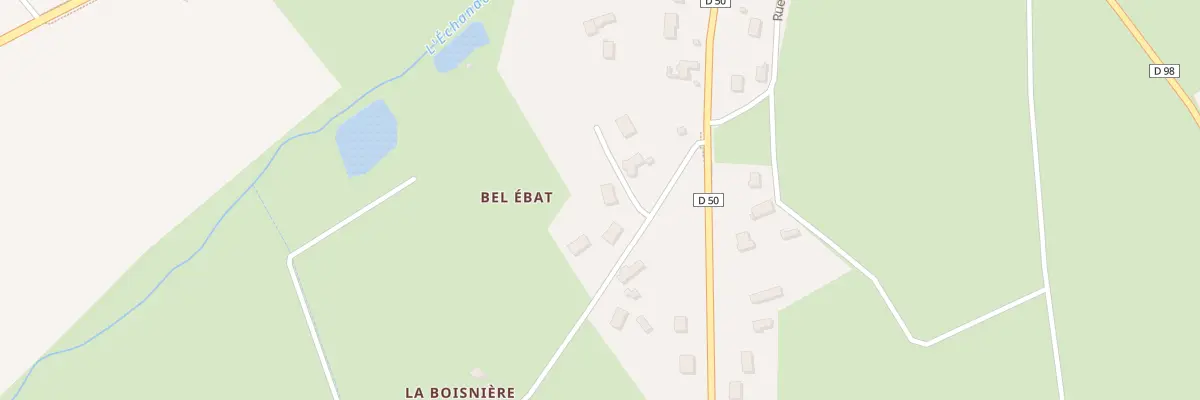 Plan du 5 Rte de Touchebois à Manthelan