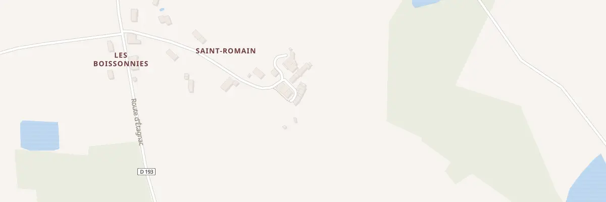 Plan du 21 Saint Romain à Saulgond