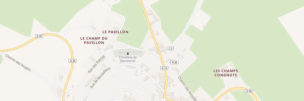 Plan du 4 Rue des Palmas à Montmirail