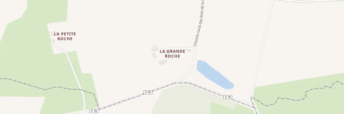 Plan du 1 La Grande Roche à Melleray