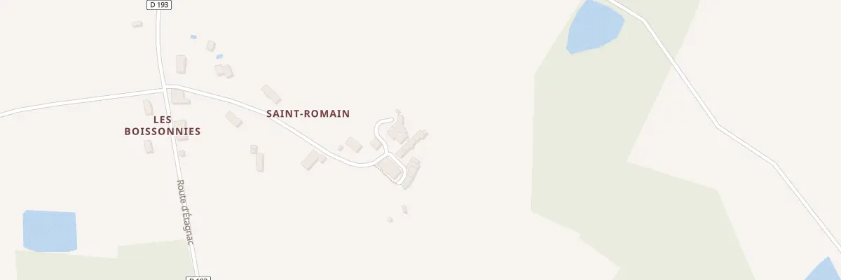 Plan du 17 Saint Romain à Saulgond