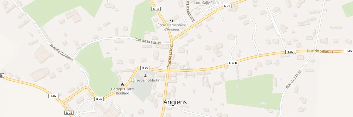 Plan du 830 Rue de la Mer à Angiens
