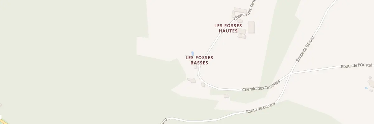 Plan du 172 Les Fosses Basses Nord à Saint-Avit-Sénieur