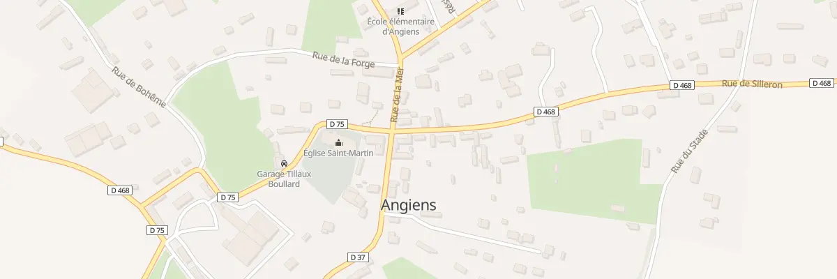 Plan du 22 Rue de Silleron à Angiens