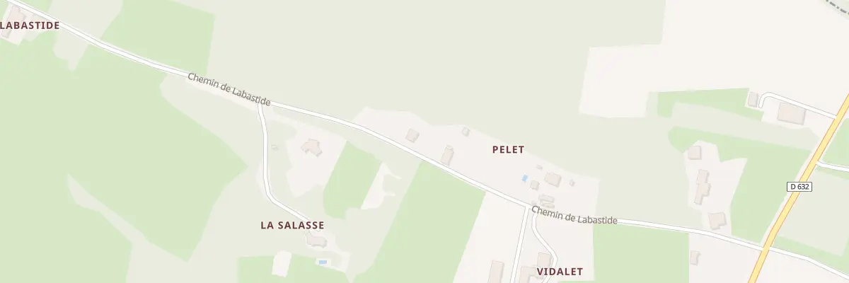Plan de Pelet à Molas