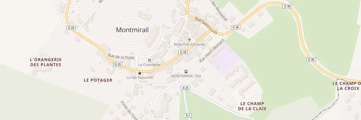Plan du 16 Rue du Docteur Castaing à Montmirail