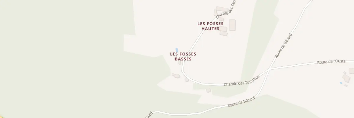 Plan du 171 Les Fosses Basses Nord à Saint-Avit-Sénieur