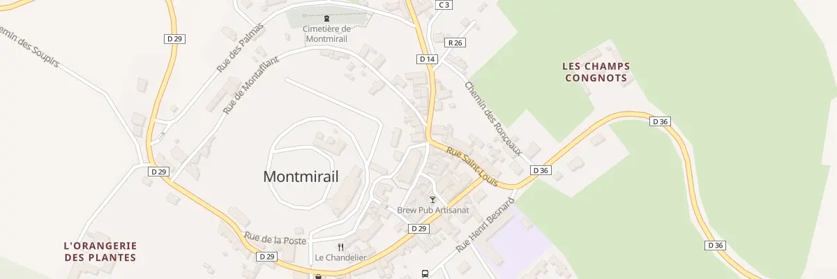 Plan du 2 Rue de la Chatillonnerie à Montmirail