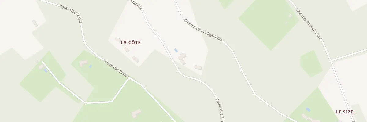 Plan du 48 Le Sizel à Badefols-sur-Dordogne