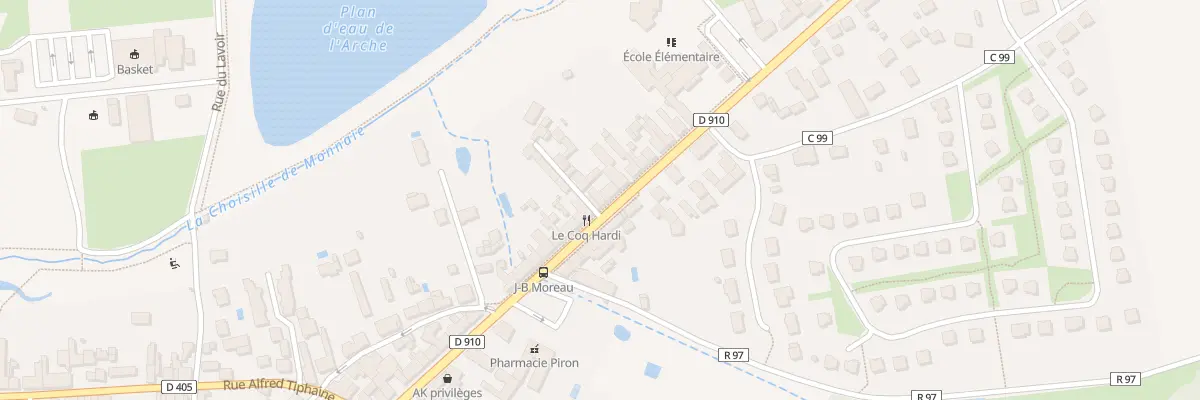 Plan du 27 Rue Nationale à Monnaie