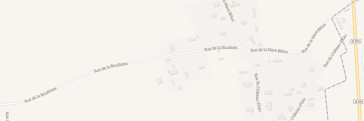 Plan du 2B Rue de la Bouillote à Hauville