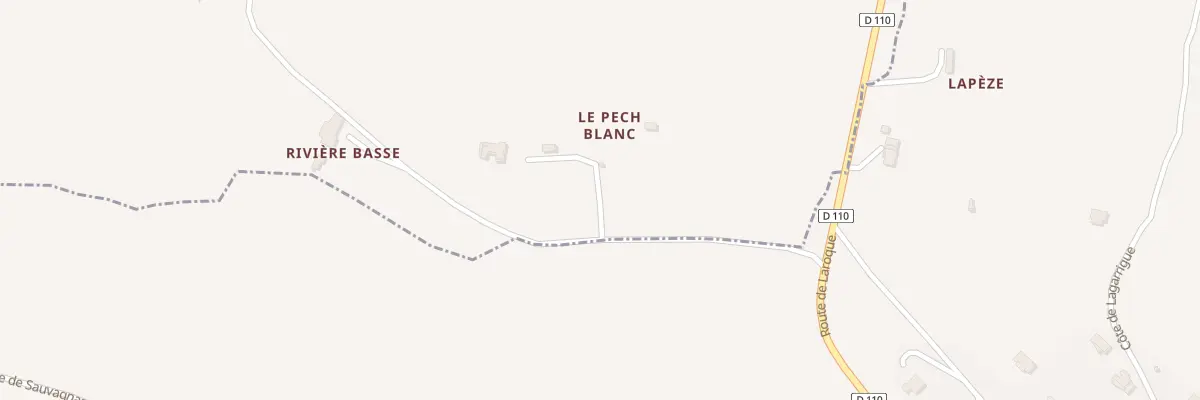 Plan du 1 Le Pech Blanc à Saint-Robert