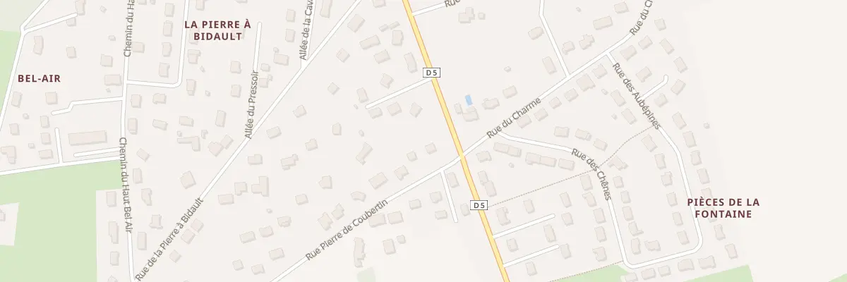 Plan du 3 Rue Pierre de Coubertin à Monnaie