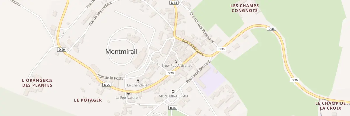 Plan du 1 Rle du Pot D Etain à Montmirail