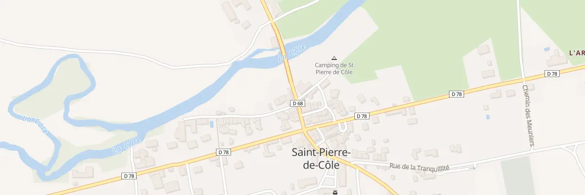 Plan du 67 Rte du Pont de Pierre à Saint-Pierre-de-Côle