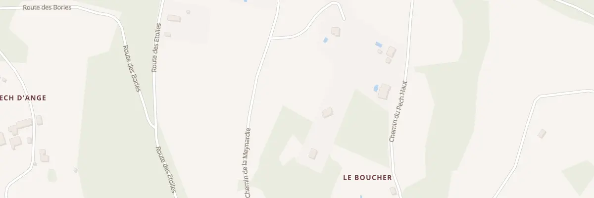Plan du 61 Le Pech à Badefols-sur-Dordogne