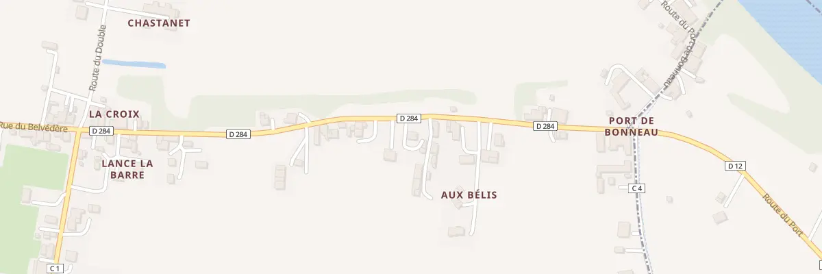 Plan du 59 Aux Belis à Saint-Sixte