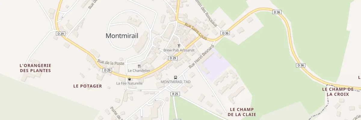 Plan du 10 Rue du Docteur Castaing à Montmirail