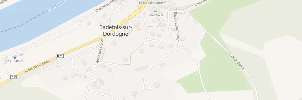 Plan du 5F Le Bourg Sud à Badefols-sur-Dordogne