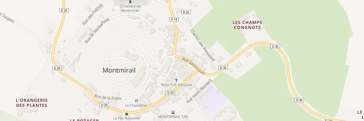 Plan du 2 Rue Saint Louis à Montmirail