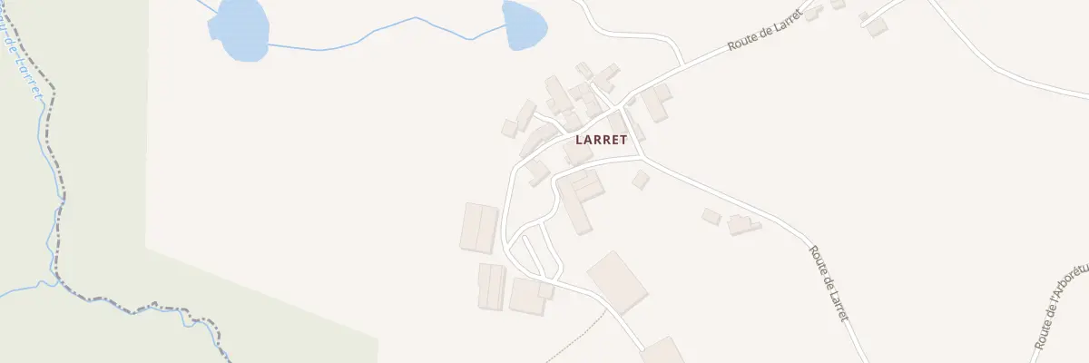 Plan du 457 Rte de Larret à Saint-Saud-Lacoussière