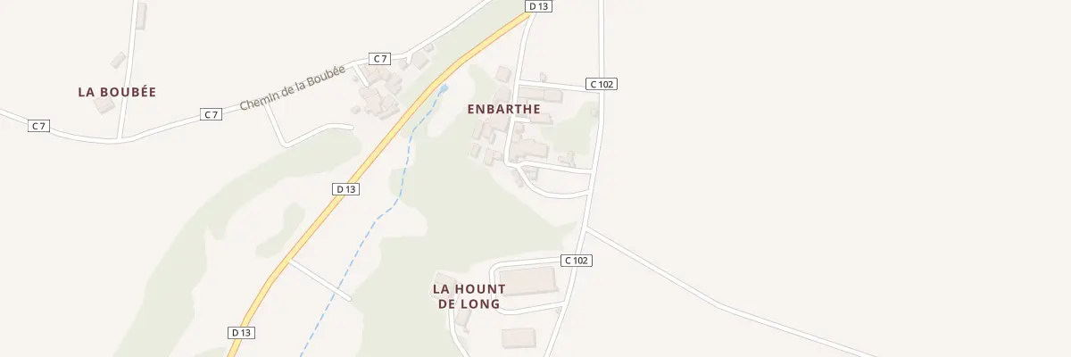 Plan du 5007 A Enbarthe à Saint-Créac
