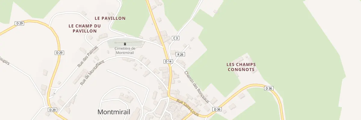 Plan du 8 Rue Saint Servais à Montmirail