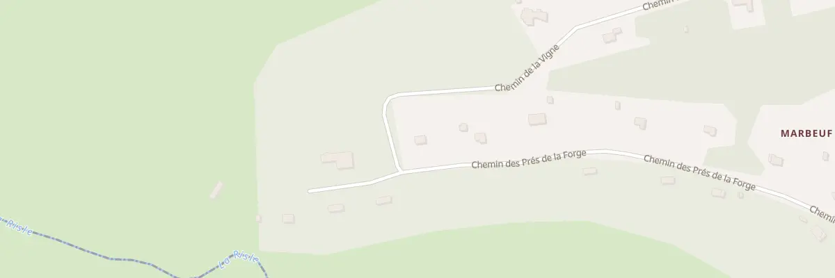 Plan du 24 Che des Forges à La Houssaye