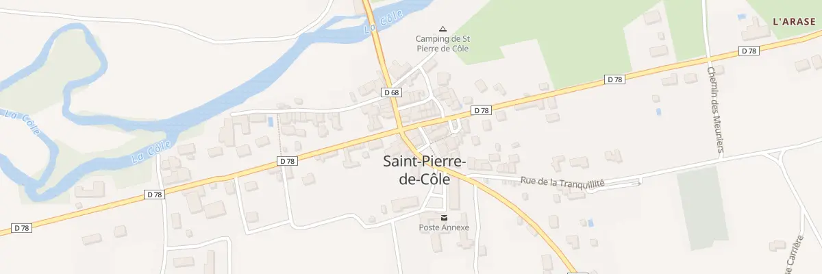 Plan du 9 Rte de la Croix de la Floque à Saint-Pierre-de-Côle