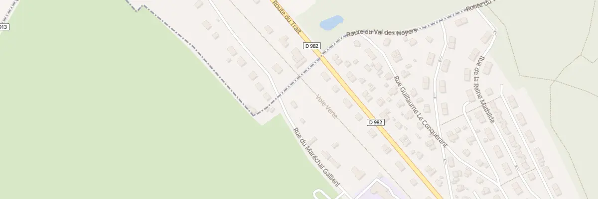 Plan du 1454 Rue du Marechal Gallieni au Trait
