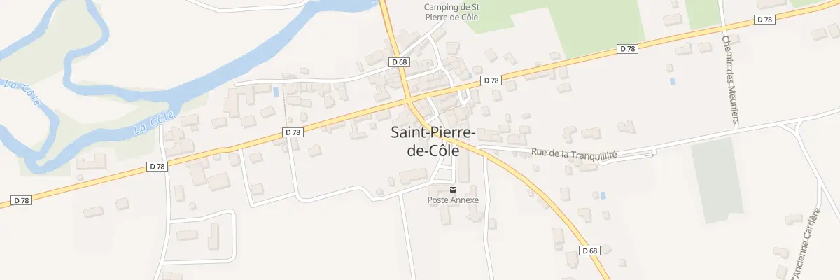Plan du 42 Rte de la Croix de la Floque à Saint-Pierre-de-Côle