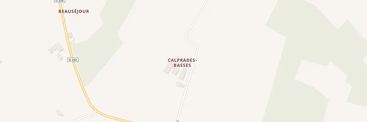 Plan du 25 Calprades Basses à Savignac-sur-Leyze