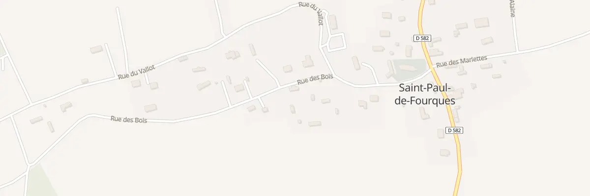 Plan du 3 Rue des Bois à Saint-Paul-de-Fourques
