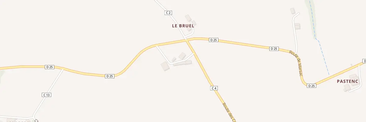 Plan du 5038 Poteau et La Justice à Gramont