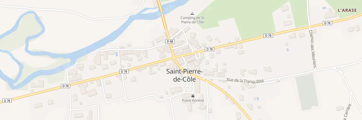 Plan du 8 Rle de la Croix Templière à Saint-Pierre-de-Côle