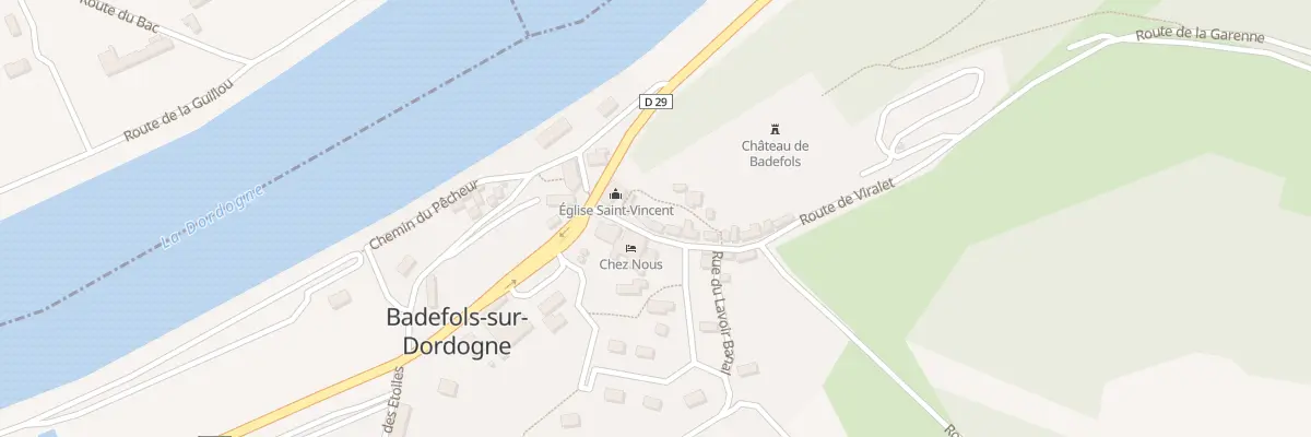 Plan du 23A Le Bourg Nord à Badefols-sur-Dordogne