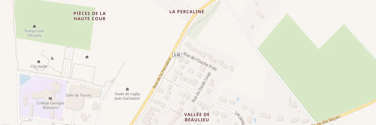 Plan du 3 Rue de l’Ouche Frais à Esvres
