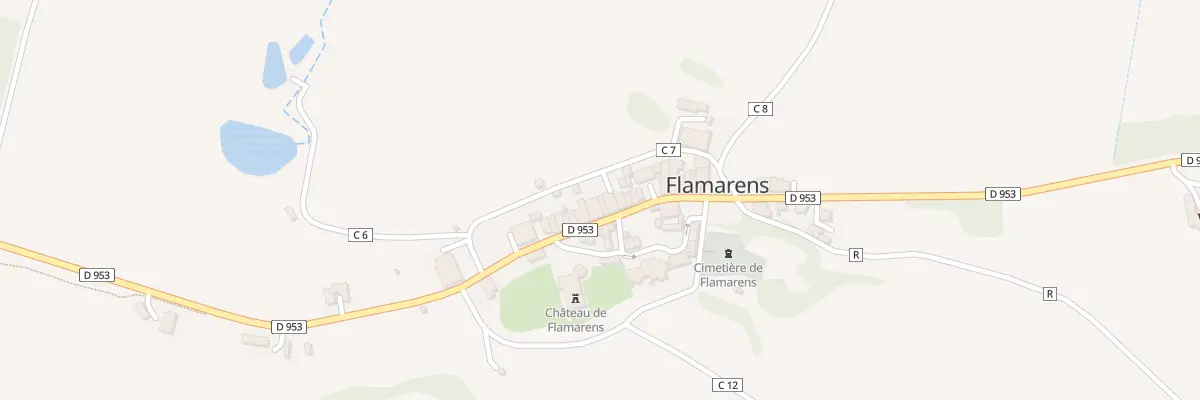 Plan du 7 Au Village à Flamarens