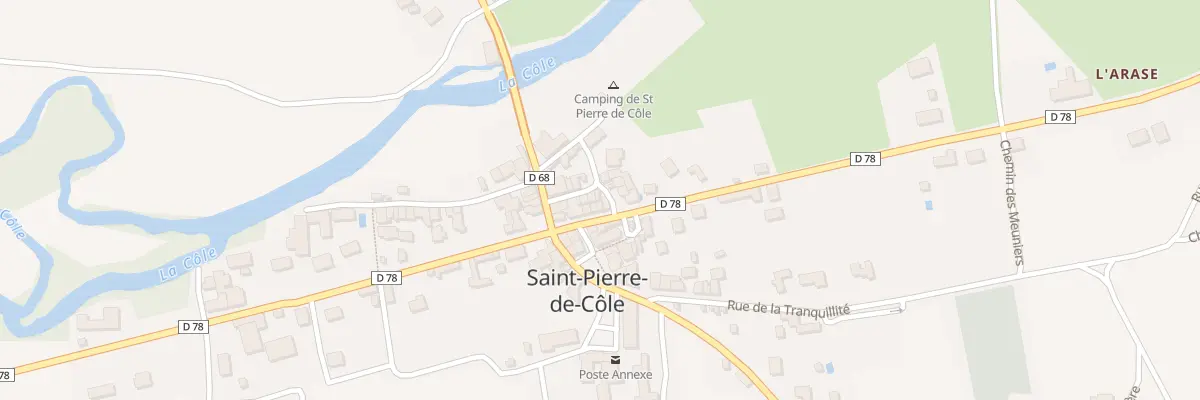 Plan du 46 Le Bourg à Saint-Pierre-de-Côle