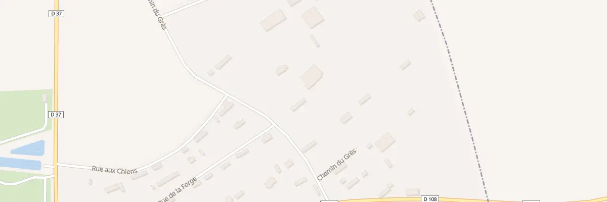 Plan du 16 Che du Gres à Ermenouville