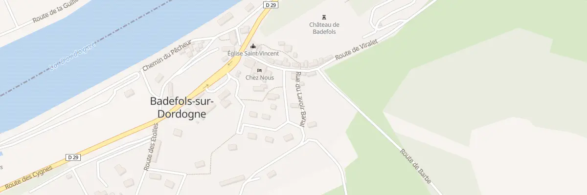 Plan du 15A Le Bourg Sud à Badefols-sur-Dordogne