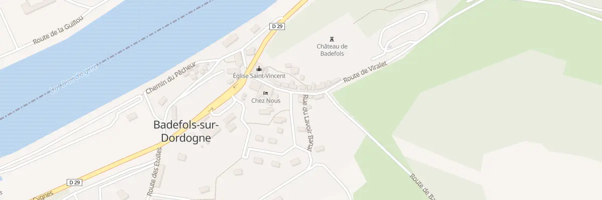 Plan du 15 Le Bourg Sud à Badefols-sur-Dordogne
