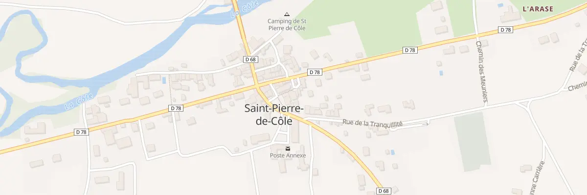 Plan du 39 Le Bourg à Saint-Pierre-de-Côle