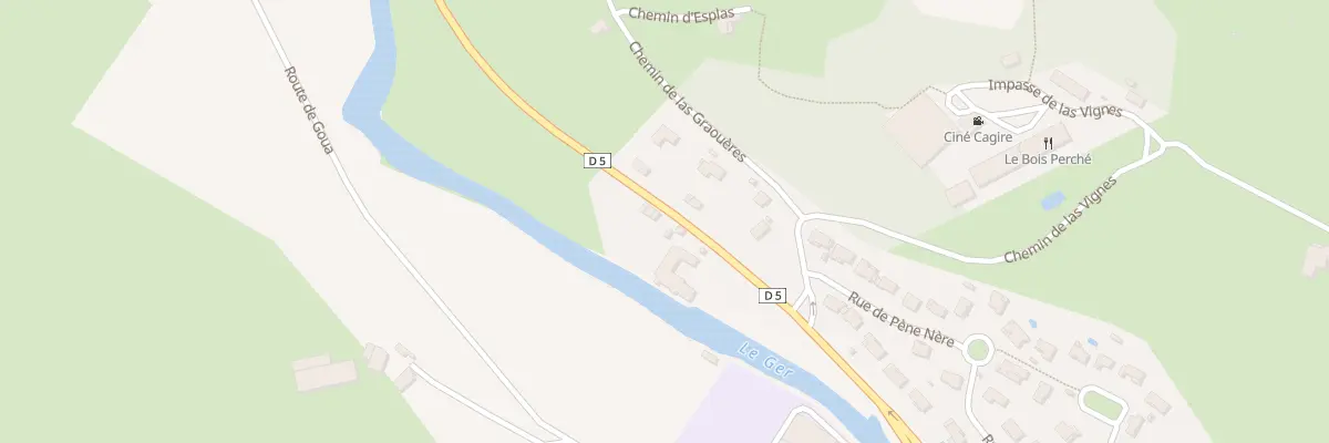 Plan du 190 Las Graoures à Aspet