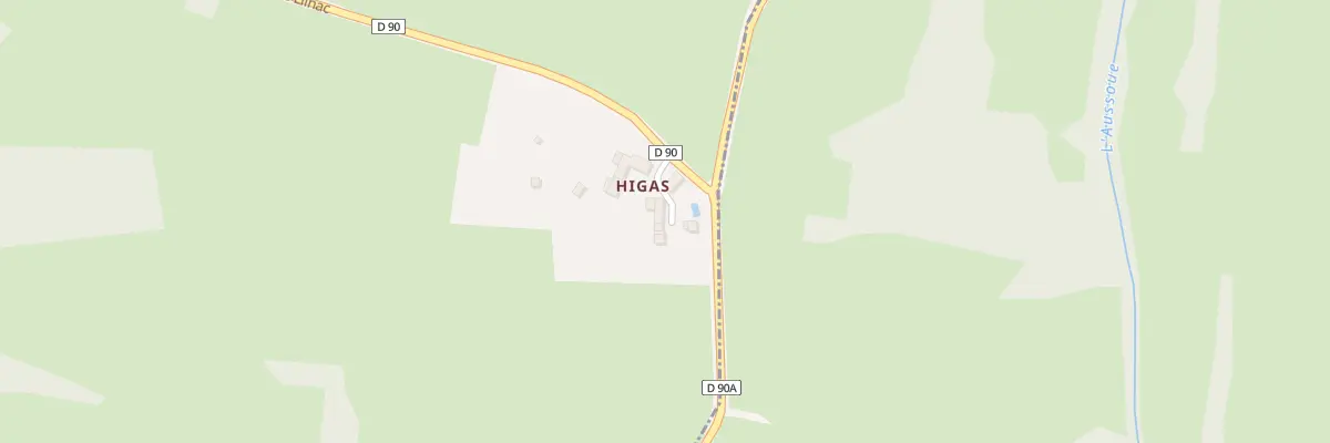 Plan du 39A Higas à Montbernard