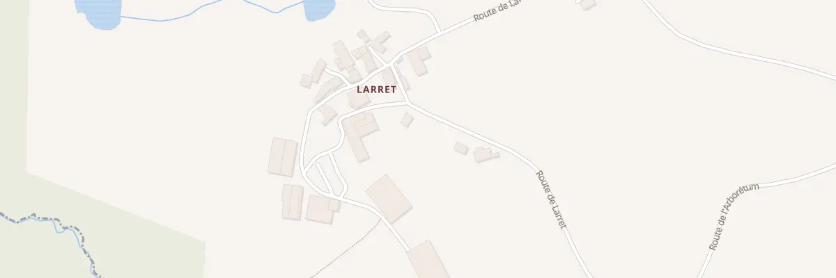 Plan du 451 Rte de Larret à Saint-Saud-Lacoussière