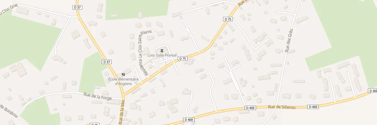 Plan du 176 Rue d’Iclon à Angiens